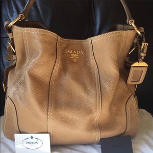 Prada leather handbag